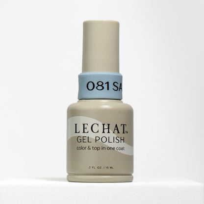 LECHAT Sail Away Gel Polish - One Coat Color & Top in Light Blue