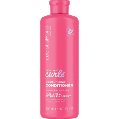Lee Stafford For The Love Of Curls Conditioner – Anti-Frizz Moisturising Detangler for 2A–4C Hair (16.9 oz)