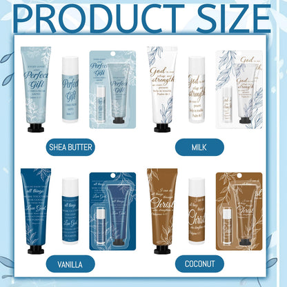 Leelosp God Says You Are Mini Hand Cream & Lip Balm Gift Set – 16-Pack for Women