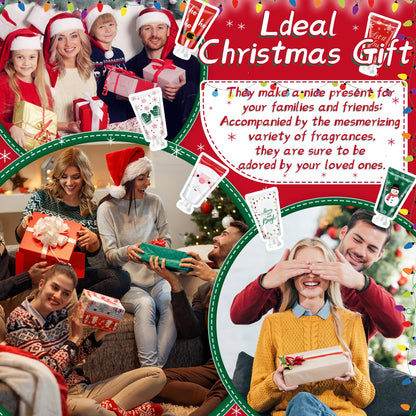 Leelosp 72-Piece Secret Santa Gift Set – 30ml Travel Hand Creams in Festive Scents