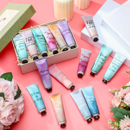 Leelosp 20 Pack Hand Cream Gift Set – Travel Size, Inspirational Scents, Employee Appreciation