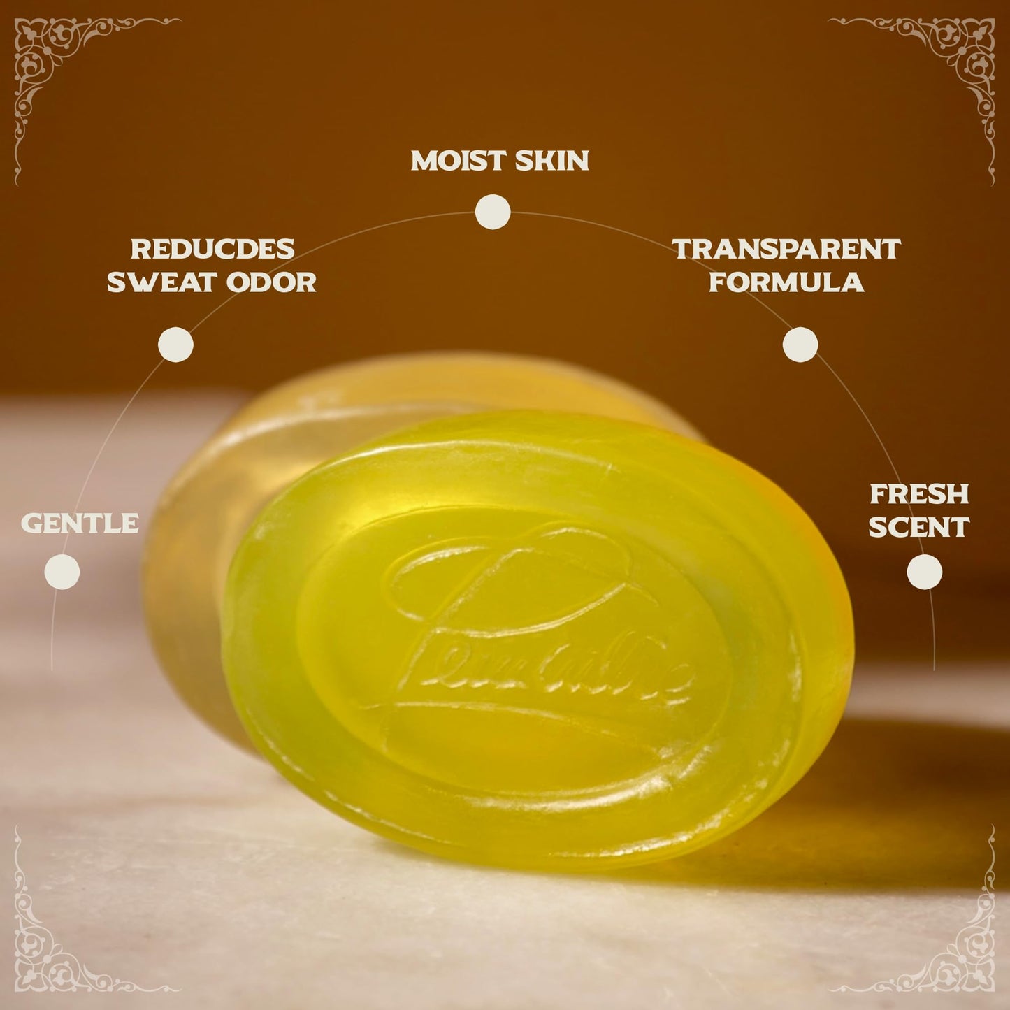 LEMAITRE Glycerin Soap – Vegan Transparent Bar, Gentle Cleanse, Cruelty-Free (6-Pack)