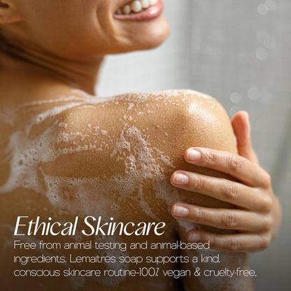 LEMAITRE Glycerin Soap – Vegan Transparent Bar for Gentle, Hydrating Cleanse | Cruelty-Free Skincare