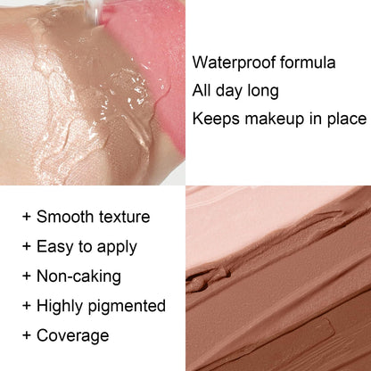 LemonSac 6 Colors Cream Contour Stick Kit — Double-End Contour, Blush, Bronzer, Highlighter
