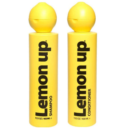 L E M O N Limited Edition Lemon Scented Shampoo & Conditioner Set – Hydrating, Oil Control & Shine, 13.5 oz (2-Pack)