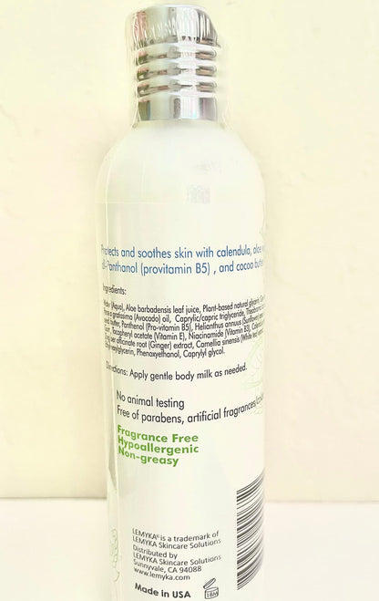 LEMYKA Eczema Body Cream — Lightweight, Non-Greasy Hydration for Sensitive Skin (8.3 oz)
