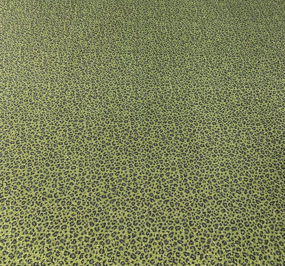 Leopard Print Lurex Fabric - Stretch 4-Way Material by the Metre