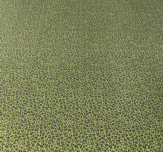 Leopard Print Lurex Fabric - Stretch 4-Way Material by the Metre