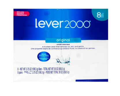 Lever 2000 Original Bar Soap – 2 Pack, 16 Bars, 3.75 oz Each | Fresh, Invigorating Clean