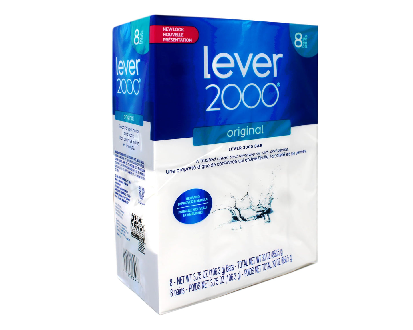 Lever 2000 Original Bar Soap – 2 Pack, 16 Bars, 3.75 oz Each | Fresh, Invigorating Clean