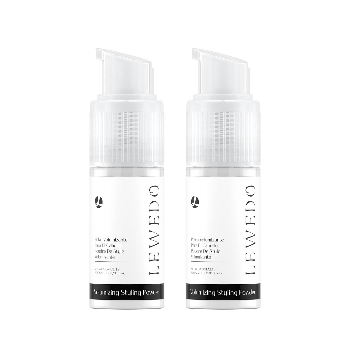 lewedo Volumizing Styling Powder – 10G Spray Bottle (2-Pack) for Natural Volume, Texture & Matte Oil Control
