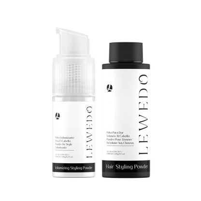 Lewedo Volumizing Styling Powder – 10g Spray + 20g Bottle Set | Natural Volume & Matte Finish