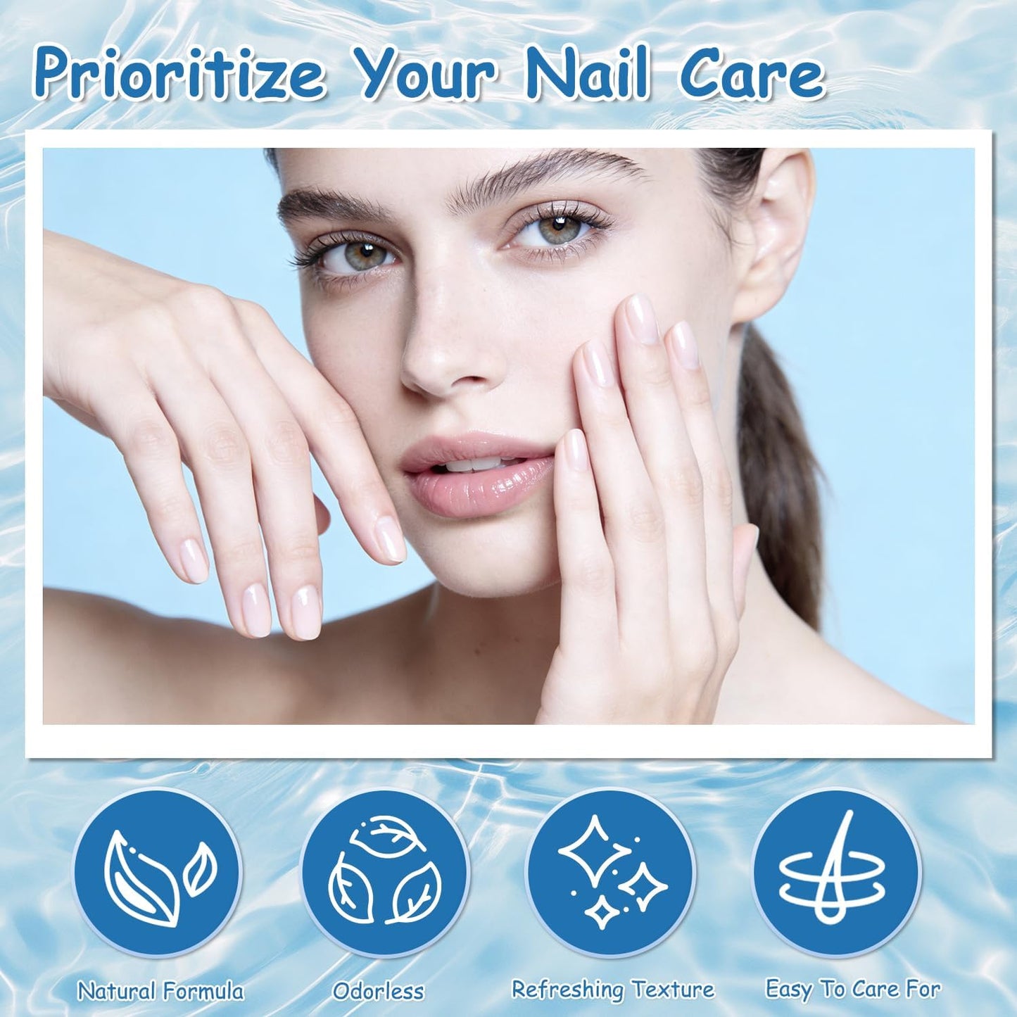 LEWELLRY 2PCS Nail Care – Fast-Drying Nail Repair Serum, 11ml, Cuticle & Nail Strength