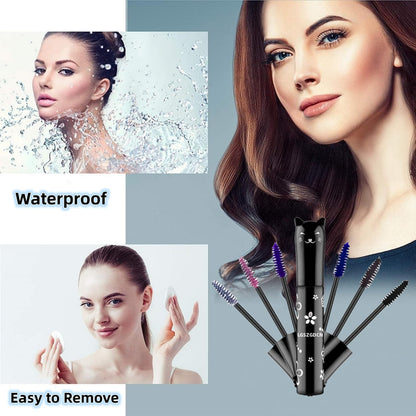 LGSZGDCN 6 Colors Mascara – Waterproof, Fast-Dry, Lengthening & Curling Eye Makeup Kit Gift Set