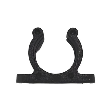 4x 25mm Black Plastic Support Clip Screwed Boat Hook Oar Tube Holder Nuova Rade