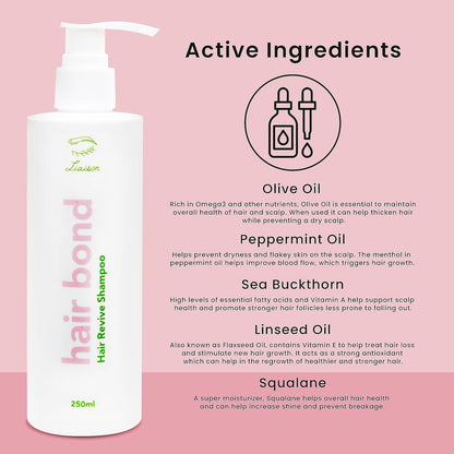 Liaison Hair Bond Shampoo | Gentle Bond-Care Cleansing for Everyday Hair