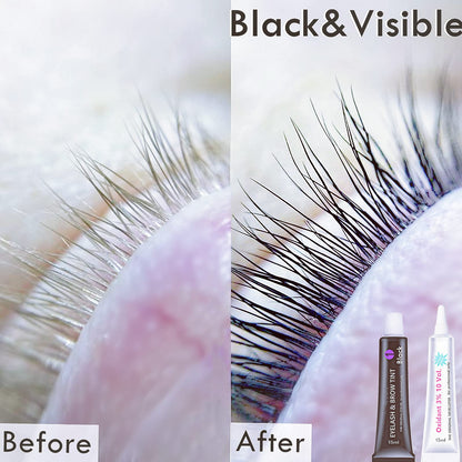 Libeauty Black Lash Tint Kit – Keratin Dye for Lashes & Brows | 6-Week Tint, DIY Lash Lift Kit