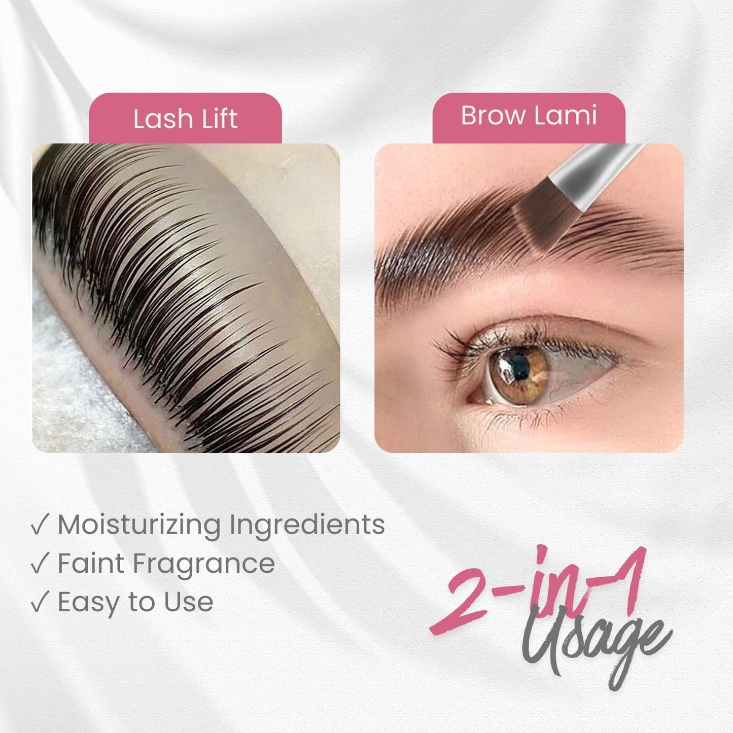 Libeauty Lash Lift Glue Balm 10g – Easy Adjustment, Strong Hold, Rose Scent
