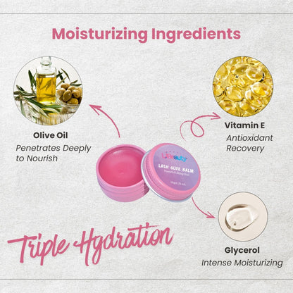 Libeauty Lash Lift Glue Balm 10g – Easy Adjustment, Strong Hold, Rose Scent