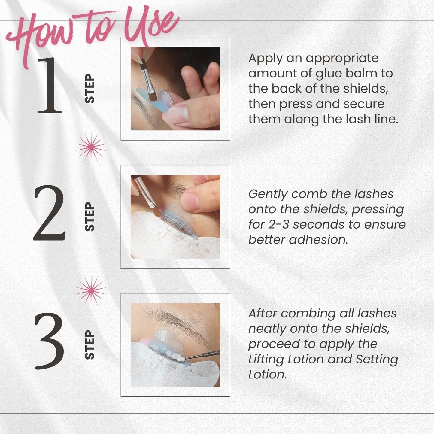 Libeauty Lash Lift Glue Balm 10g – Easy Adjustment, Strong Hold, Rose Scent