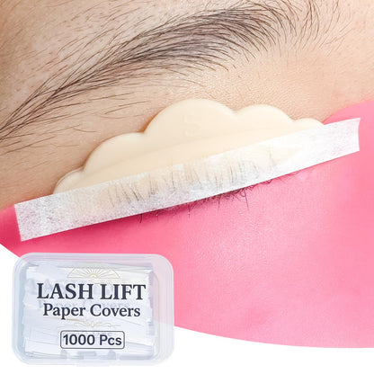 Libeauty Lash Lift Papers Strips 1000PCS – 3/5/7mm Disposable Lash Lift Papers (White)