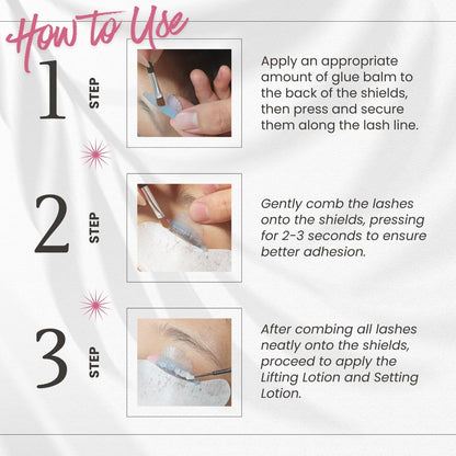 Libeauty Salon Choice Lash Lift Glue Balm – Gentle, Water-Soluble, Strawberry Scent