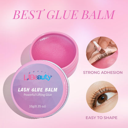 Libeauty Lash Lift Kit with Upgraded Glue Balm — Salon-Quality Lash & Brow Kit