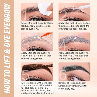 Libeauty Lash Lift Kit & Brow Lamination Kit – Beginner-Friendly, Safe, 30-Minute Salon-Quality Results at Home