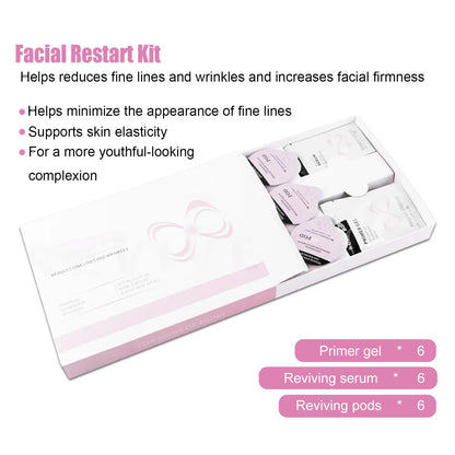 LieaKon Oxygen Bubble Refill Kit (5 Sets) – 30 Pods, Primer Gel & Serum for CO2 Facial Machine | Salon & Home Spa