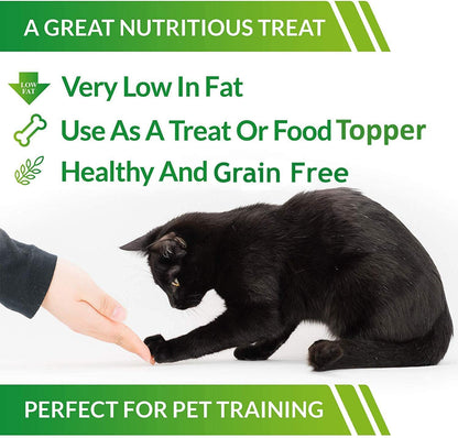 LIFE ESSENTIALS BY CAT-MAN-DOO Catmandoo Dried Chicken Pet Treat (16 Ounce Pack of 1) – Single-Ingredient, Grain-Free