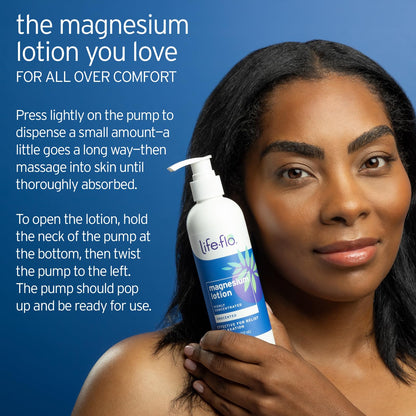Life-flo Magnesium Lotion | Zechstein Seabed Magnesium Chloride for Muscle & Joint Comfort | Unscented, 8 oz