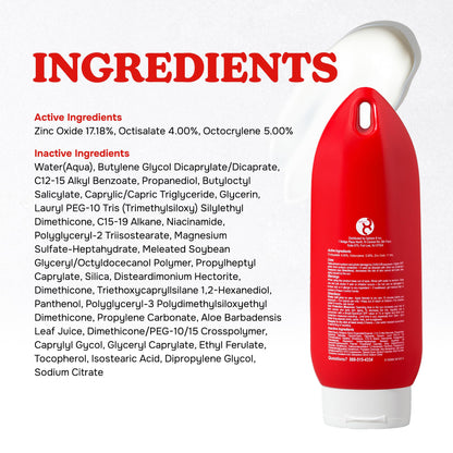 LIFEGUARD SPF 50 Sunscreen Lotion – Broad Spectrum Face & Body, No White Cast, Hydrating Finish, Reef Safe, 8 oz