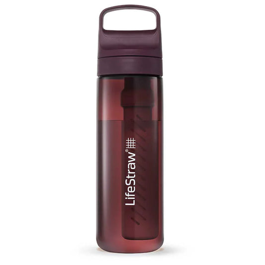 LifeStraw Go 650ml Filter Bottle - Merlot Me Tritan Renew