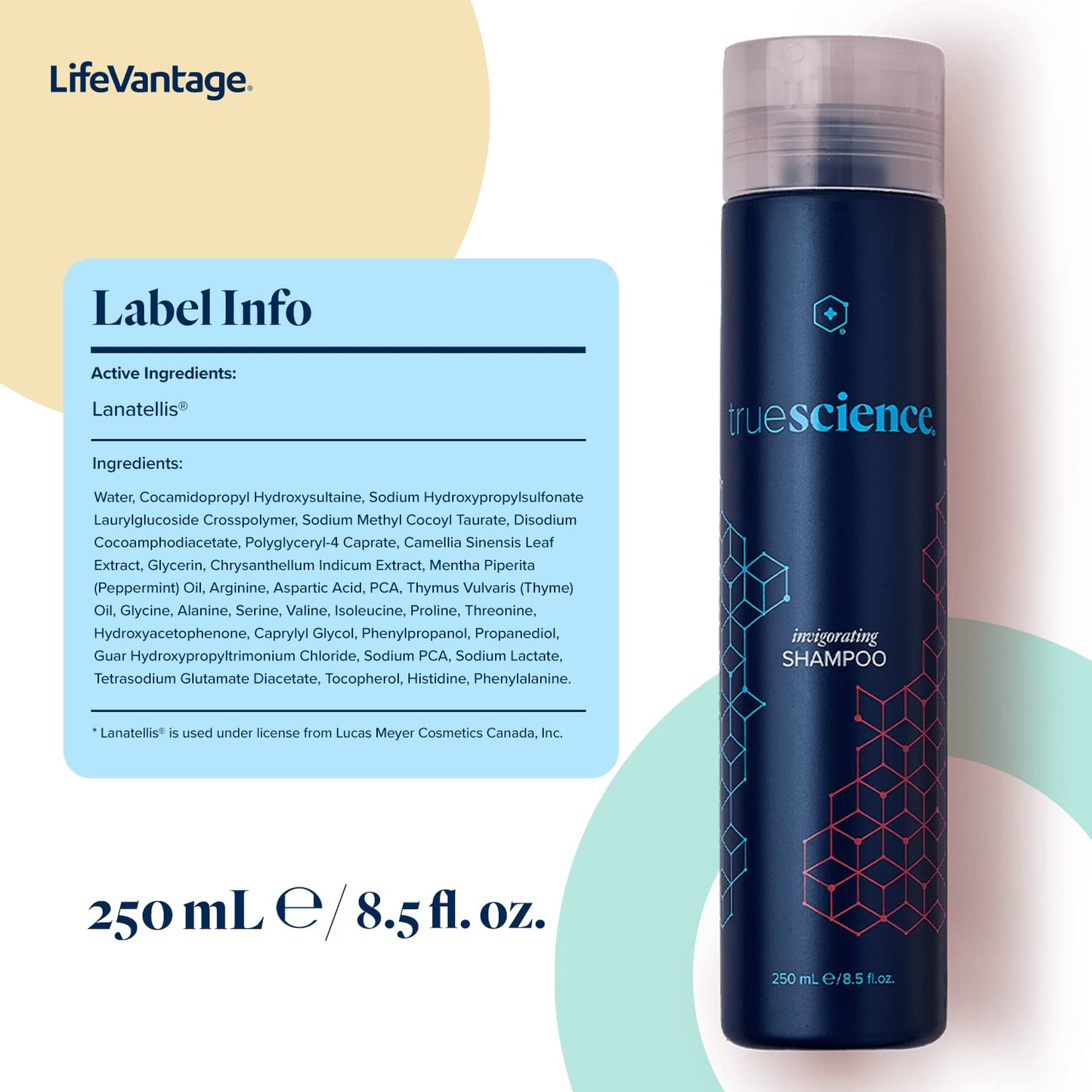 LifeVantage Nourishing Hair Shampoo – Nrf2, Peppermint & Coconut Oil (250ml)