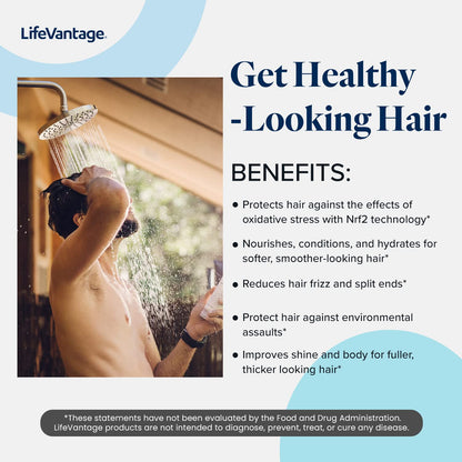 LifeVantage TrueScience Nourishing Hair Conditioner – 250ml, Nrf2 Formula with Green Tea & Coconut Oil