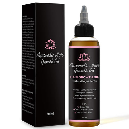 Lifewitqueenp Hair Growth Oil – Ayurvedic Scalp Oil for All Hair Types, Lightweight Herbal Formula
