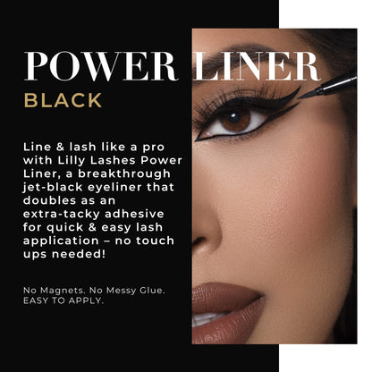 Lilly Lashes 2-in-1 Eyeliner & Lash Adhesive | Black, Waterproof, Long-Lasting