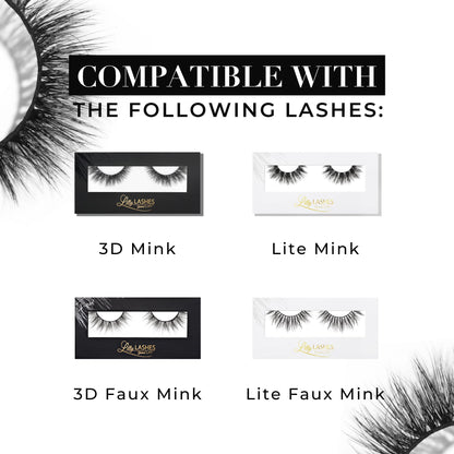 Lilly Lashes 2-in-1 Eyeliner & Lash Adhesive | Black, Waterproof, Long-Lasting