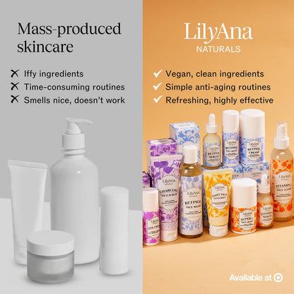 LilyAna Naturals Eye Cream - Dark Circles, Puffiness & Fine Lines (1 oz)