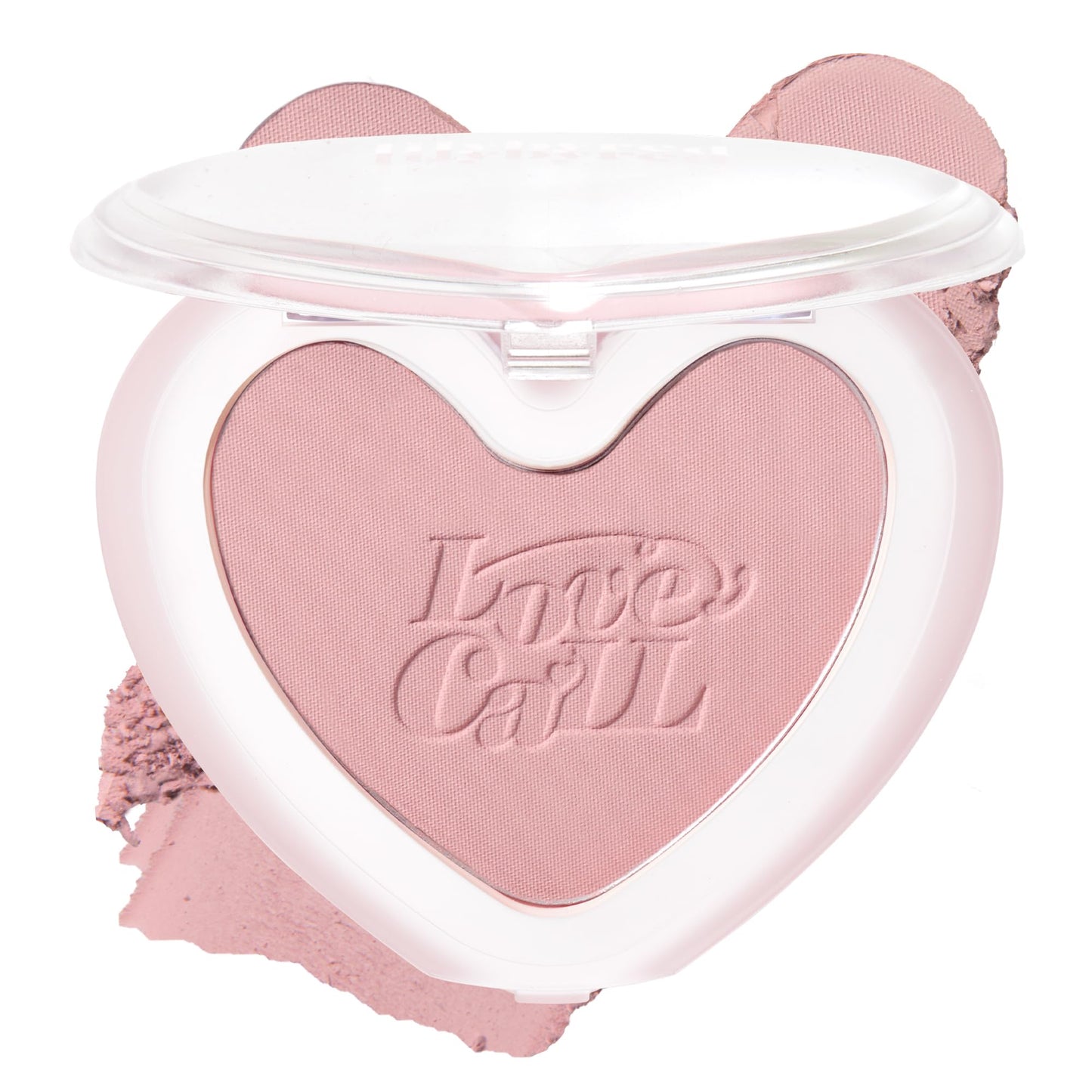 Lilybyred Luv Beam Blur Cheek – Heart-Shaped Korean Powder Blush with Soft Matte Finish