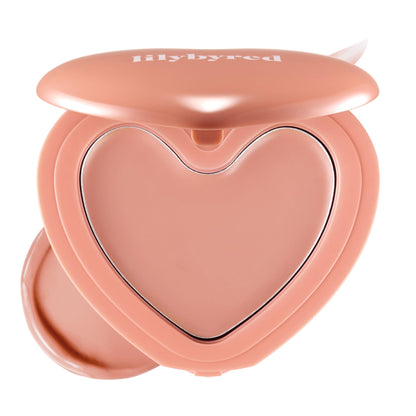 Lilybyred Luv Beam Cheek Balm — Heart-Shaped Cream Blush, Semi-Matte Finish
