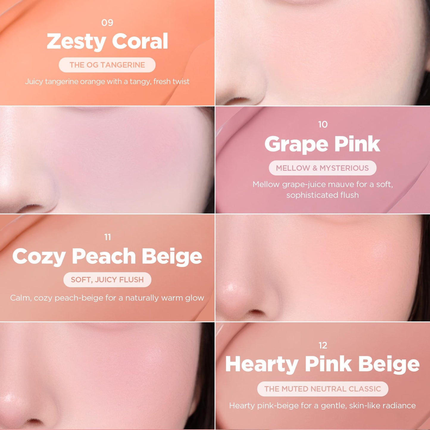 Lilybyred Luv Beam Cheek Balm | Heart-Shaped Cream Blush, Semi-Matte Finish, Buildable Color