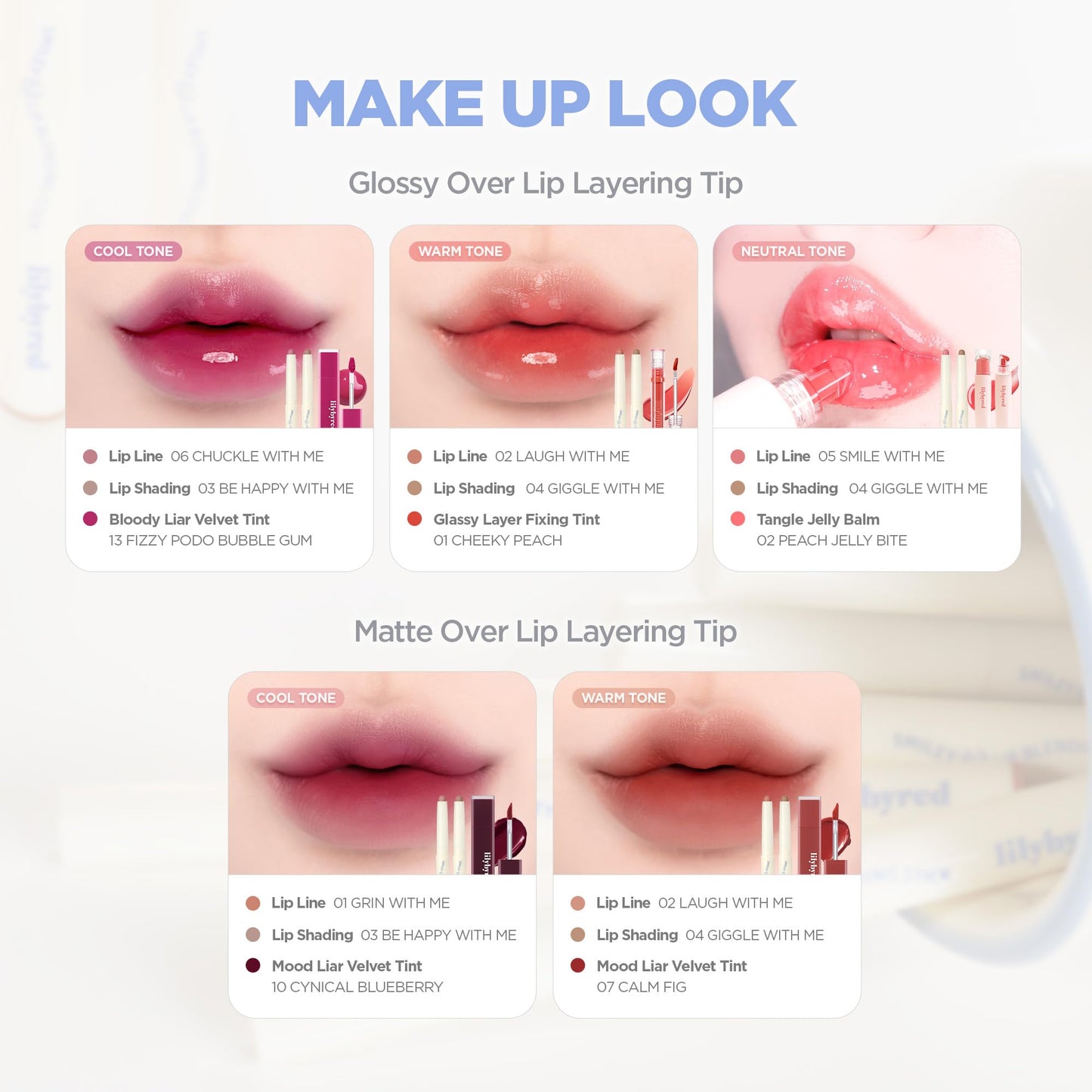 lilybyred Smiley Lip Blending Stick | 3-in-1 Lip Pencil for Precise Contour & Matte Finish