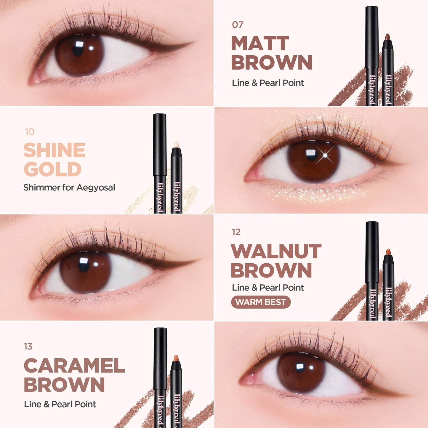 lilybyred Starry Eyes AM9 to PM9 Gel Eyeliner | Misty Fig, Intense Color, Smudge-Proof