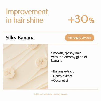 lilyeve REPAIRTURN Gelato Hair Pack – Milk, Egg & Protein for Damaged Hair Repair