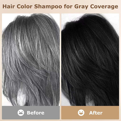 Limer Hair Dye Shampoo Chestnut Brown – 6-in-1 Ammonia-Free, 460ml