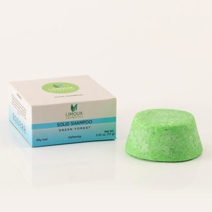 Limoux Cosmetics Solid Shampoo Bar for Normal to Oily Hair – Brightening, Nourishing & Softening | 2.65 oz | Paraben Free, Cruelty Free, Vegan, Eco Friendly, Zero Waste