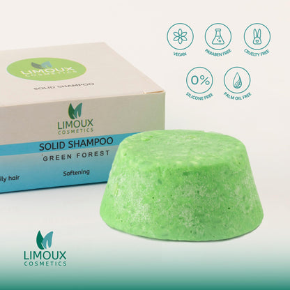 Limoux Cosmetics Solid Shampoo Bar for Normal to Oily Hair – Brightening, Nourishing & Softening | 2.65 oz | Paraben Free, Cruelty Free, Vegan, Eco Friendly, Zero Waste