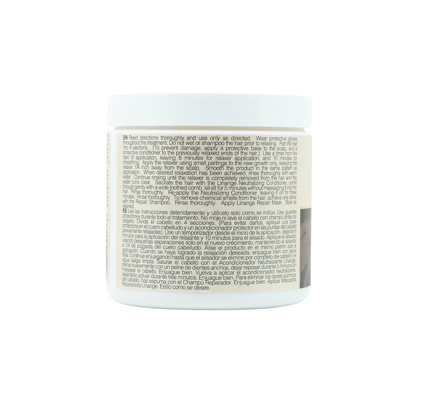 Linange Relaxer with Shea Butter 1 lb – Permanently Straighten Hair with Nourishing Shea & Sunflower Oil