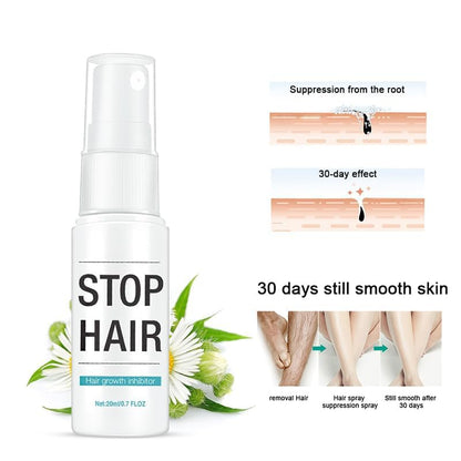 LINEDSON 20ml Hair Growth Inhibitor Spray – Gentle, Pain-Free Hair Management
